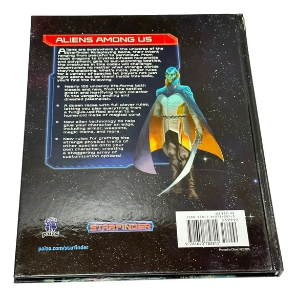 Paizo Starfinder Alien Archive 4 Book Role Play Game HC New - Picture 2 of 8